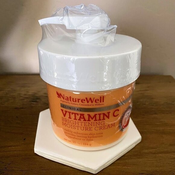 NatureWell Vitamin C Brightening Moisture Cream 10 oz. with Pump Sealed - Picture 2 of 2